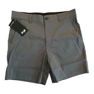 NWT Puli Golf Shorts Hybrid Dress Casual Chino Stretch Flat Front Lightweight 32